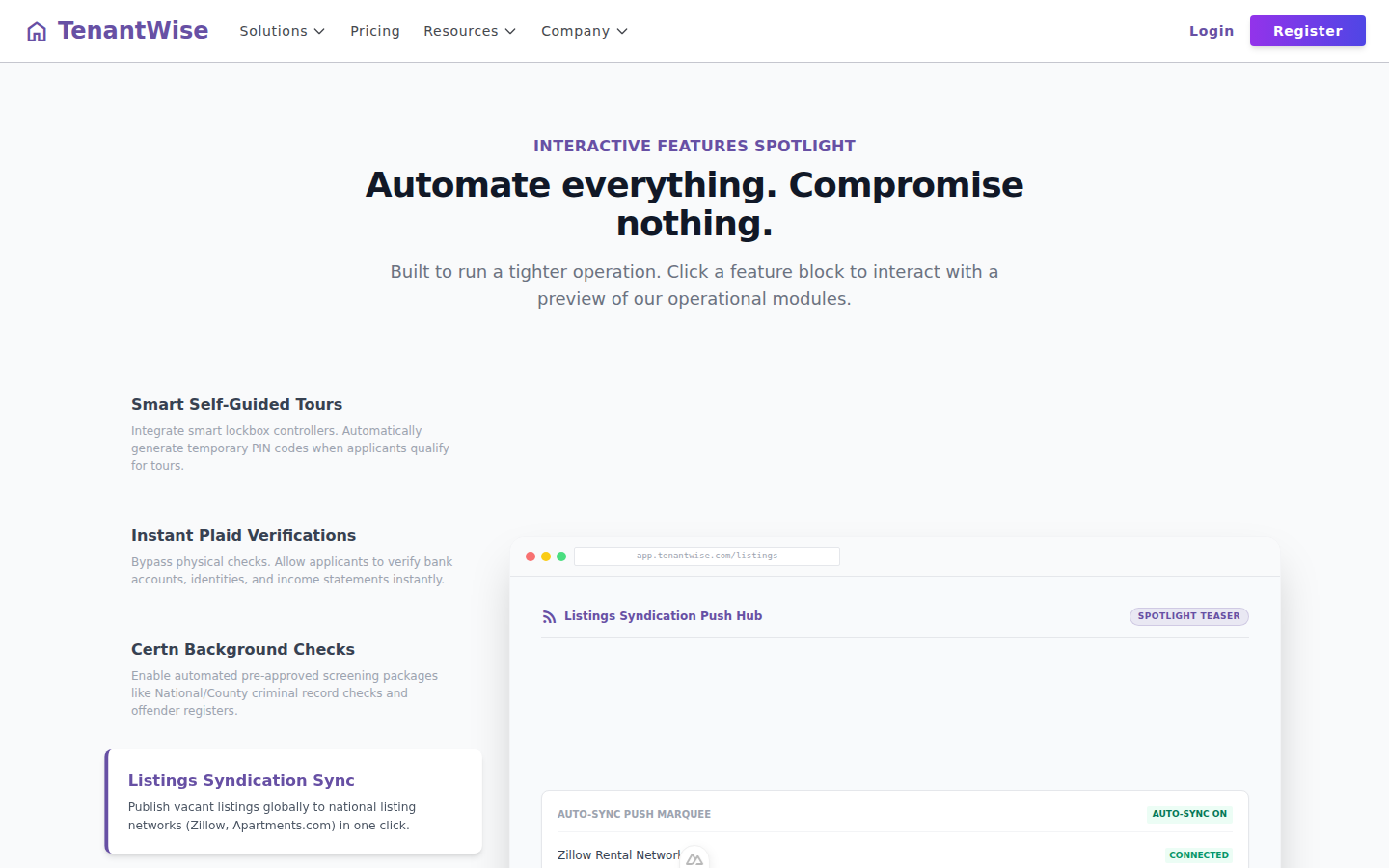 2. Listings & Multi-Channel Syndication Hub
